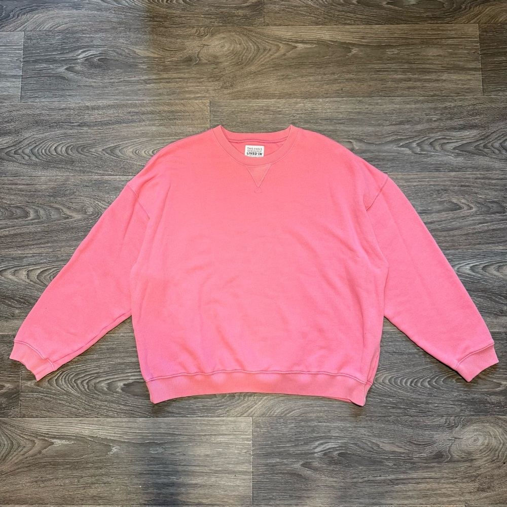american eagle relaxed cotton vintage feel crewneck sweatshirt